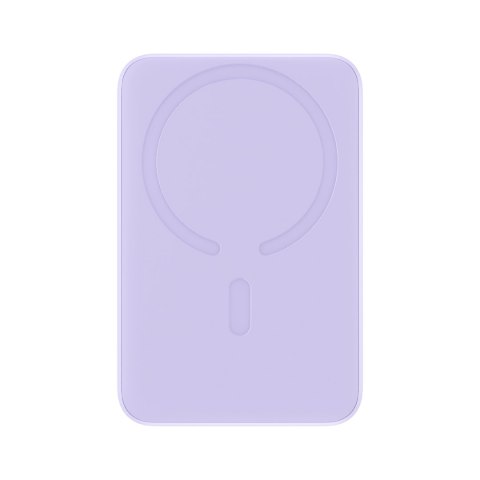 Powerbank magnetyczny indukcyjny 10000mAh 20W + kabel USB-C - fioletowy