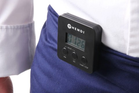 Minutnik timer kuchenny cyfrowy z klipsem - Hendi 271155 Minutnik timer kuchenny cyfrowy z klipsem - Hendi 271155