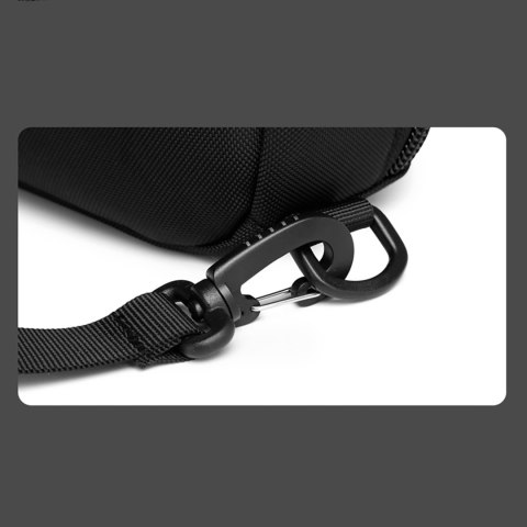 Plecak torba Premium na laptopa 15.6'' z paskiem USB 42x8x28cm - czarny