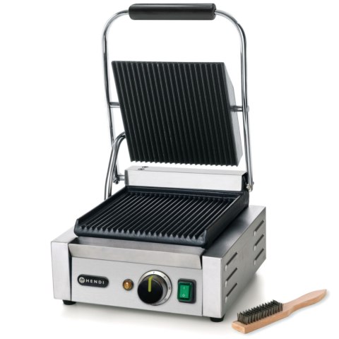 Kontakt grill kontaktowy ryflowany pojedynczy 1800W - Hendi 263501 Kontakt grill kontaktowy ryflowany pojedynczy 1800W - Hendi 263501