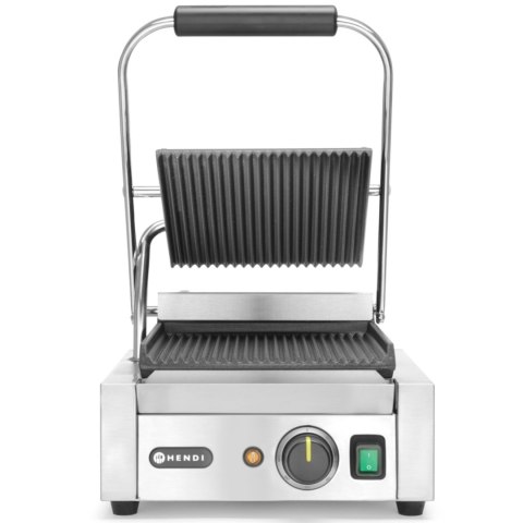Kontakt grill kontaktowy ryflowany pojedynczy 1800W - Hendi 263501 Kontakt grill kontaktowy ryflowany pojedynczy 1800W - Hendi 263501