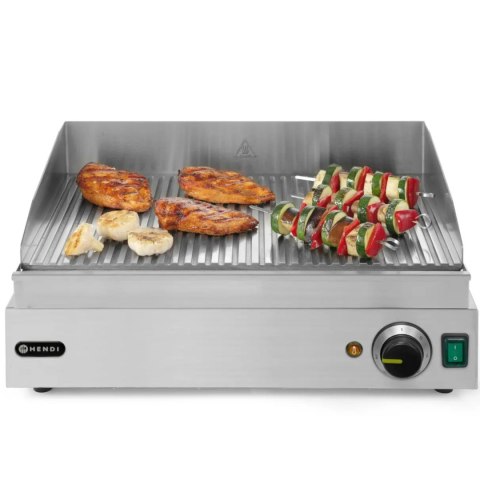 Płyta grzewcza grillowa Profi Line ryflowana do pracy ciągłej 2400W - Hendi 203170 Płyta grzewcza grillowa Profi Line ryflowana do pracy ciągłej 2400W - Hendi 203170