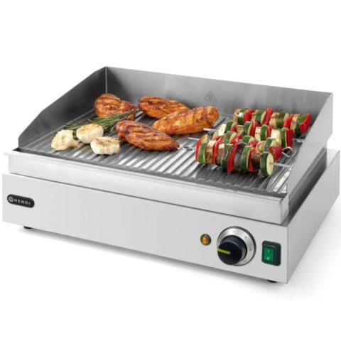 Płyta grzewcza grillowa Profi Line ryflowana do pracy ciągłej 2400W - Hendi 203170 Płyta grzewcza grillowa Profi Line ryflowana do pracy ciągłej 2400W - Hendi 203170