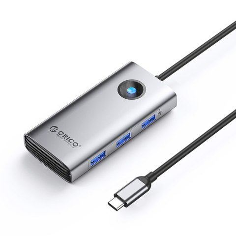 Hub PW11-6P rozdzielacz USB-C na USB-A USB-C HDMI - szary Hub PW11-6P rozdzielacz USB-C na USB-A USB-C HDMI - szary