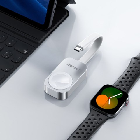 Ładowarka bezprzewodowa do Apple Watch 5W- srebrna