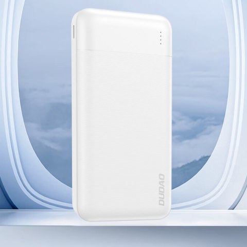 Powerbank K18-1W 10000mAh USB-A / USB-C / Micro USB - biały Powerbank K18-1W 10000mAh USB-A / USB-C / Micro USB - biały