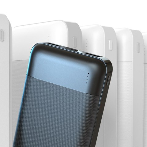 Powerbank K18 Pro 20000mAh USB-A / USB-C / Micro USB - czarny Powerbank K18 Pro 20000mAh USB-A / USB-C / Micro USB - czarny
