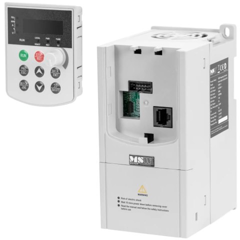 Przetwornica częstotliwości VFD falownik 500 Hz 1500 W 230 V