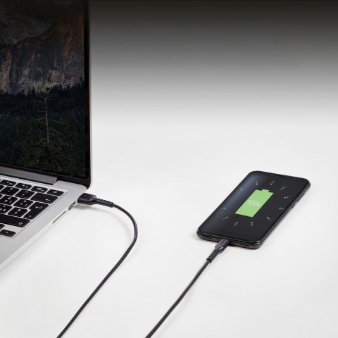 Kabel przewód USB-A - Micro-USB 2m - czarny