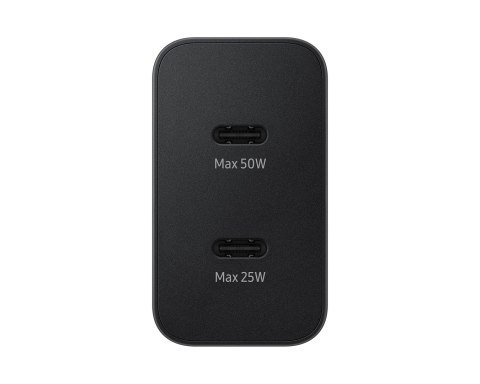 Ładowarka sieciowa Samsung USB-C 50W z kablem USB-C - czarna Ładowarka sieciowa Samsung USB-C 50W z kablem USB-C - czarna