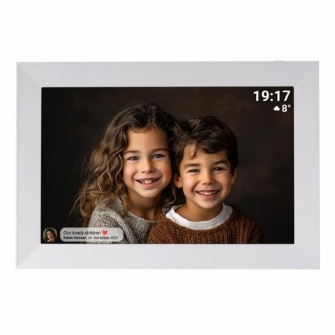 Ramka cyfrowa do zdjęć PFF-1012WMK2 10.1'' 16 GB microSD Wi-Fi - biała Ramka cyfrowa do zdjęć PFF-1012WMK2 10.1'' 16 GB microSD Wi-Fi - biała