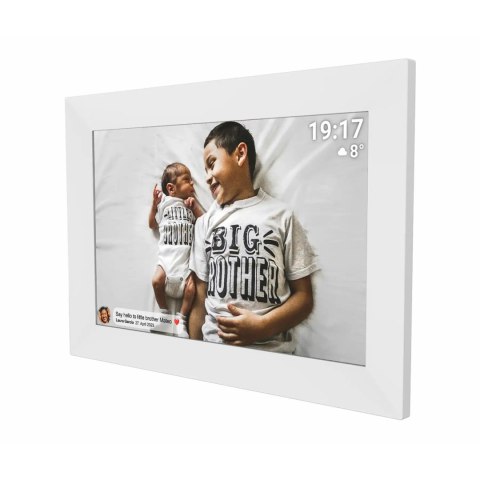 Ramka cyfrowa do zdjęć PFF-1026W 10.1'' 16 GB microSD Wi-Fi - biała Ramka cyfrowa do zdjęć PFF-1026W 10.1'' 16 GB microSD Wi-Fi - biała