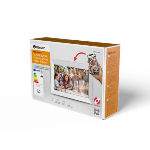 Ramka cyfrowa do zdjęć PFF-1026W 10.1'' 16 GB microSD Wi-Fi - biała Ramka cyfrowa do zdjęć PFF-1026W 10.1'' 16 GB microSD Wi-Fi - biała
