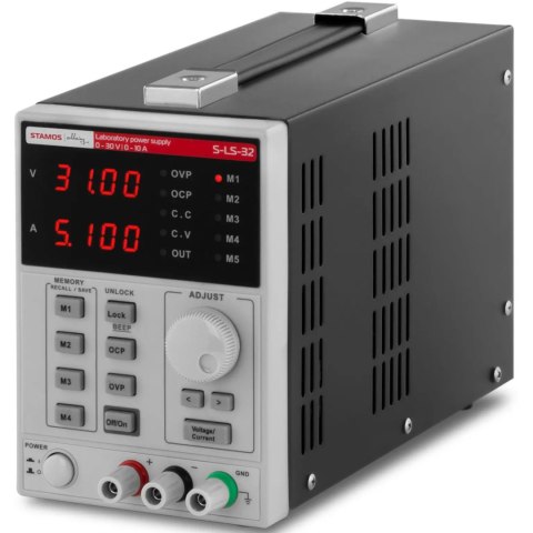 Zasilacz laboratoryjny serwisowy z funkcją pamięci LED 0-30 V 0-10 A DC Zasilacz laboratoryjny serwisowy z funkcją pamięci LED 0-30 V 0-10 A DC
