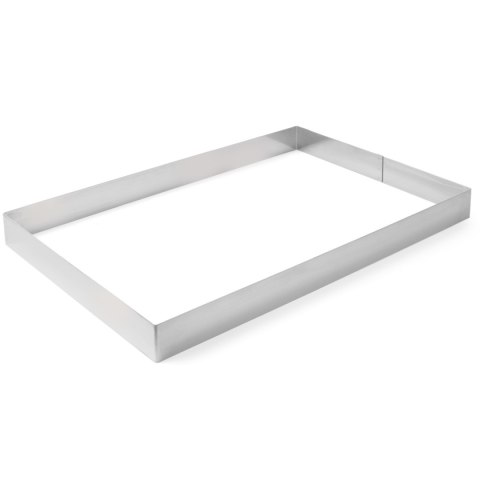 Rant piekarniczy cukierniczy prostokątny ze stali nierdzewnej 585x385x50mm Hendi 512401 Rant piekarniczy cukierniczy prostokątny ze stali nierdzewnej 585x385x50mm Hendi 512401