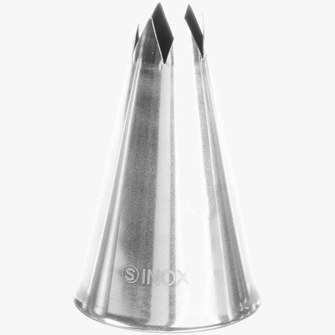 Końcówka tylka gwiazdka do rękawów worków cukierniczych stalowa śr. 9mm - HENDI 551271 Końcówka tylka gwiazdka do rękawów worków cukierniczych stalowa śr. 9mm - HENDI 551271