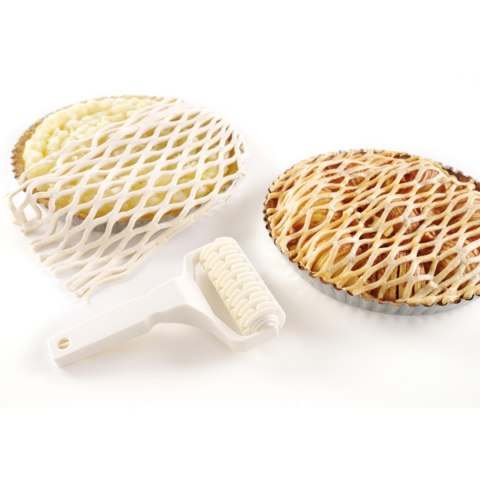 Rolka tnąca wałek do nacinania ciasta wzór siatki do tarty Kitchen Line 130x200mm - HENDI 515075 Rolka tnąca wałek do nacinania ciasta wzór siatki do tarty Kitchen Line 130x200mm - HENDI 515075