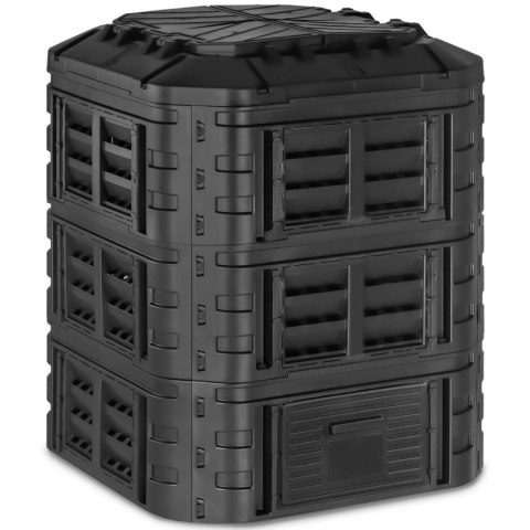 Kompostownik modułowy do ogrodu na odpadki organiczne 93 x 93 x 110 cm 860 l Kompostownik modułowy do ogrodu na odpadki organiczne 93 x 93 x 110 cm 860 l