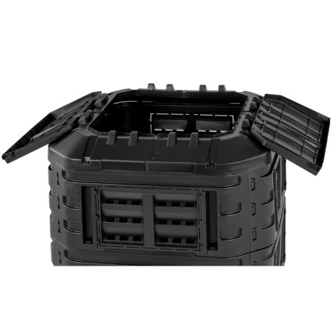 Kompostownik modułowy do ogrodu na odpadki organiczne 93 x 93 x 110 cm 860 l Kompostownik modułowy do ogrodu na odpadki organiczne 93 x 93 x 110 cm 860 l