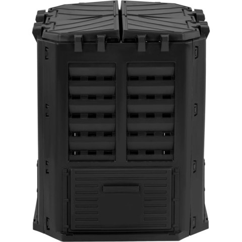 Kompostownik ogrodowy na odpadki organiczne 68 x 68 x 84 cm 360 l Kompostownik ogrodowy na odpadki organiczne 68 x 68 x 84 cm 360 l
